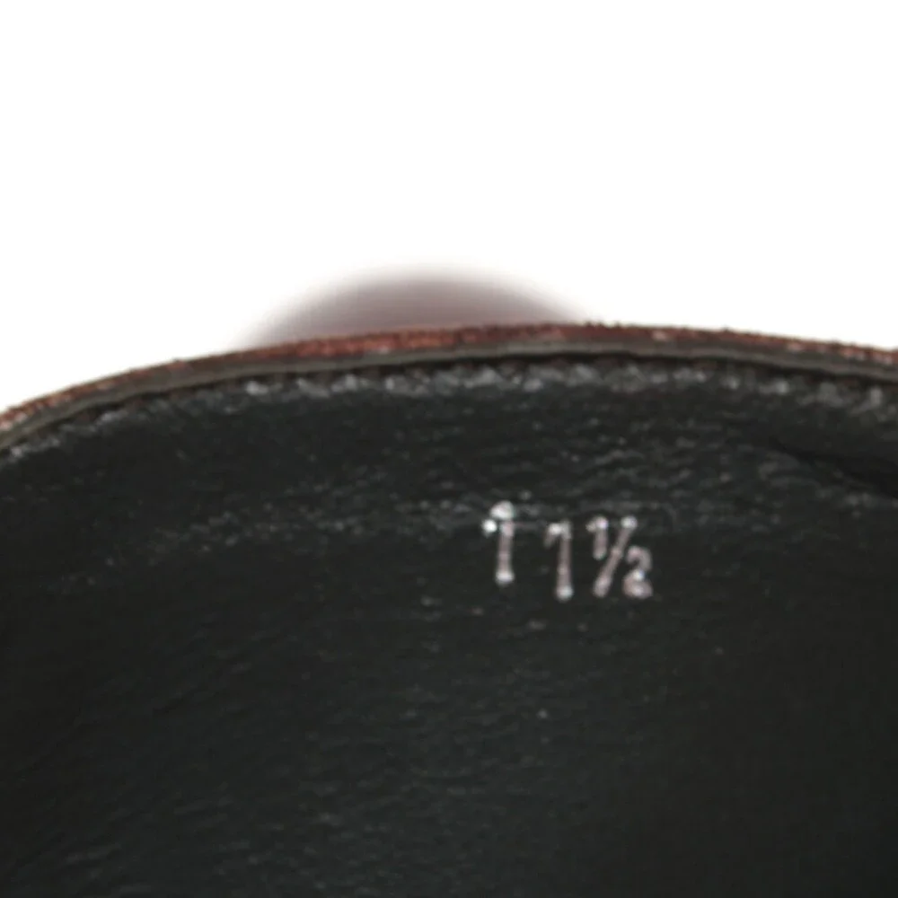 Pastori NWB Single Monk Strap Dress Shoes Size 11.5 US in Whiskey Brown Leather